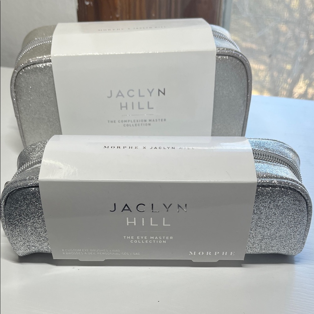 Morphe Jaclyn Hill Silver Cosmetic Bags